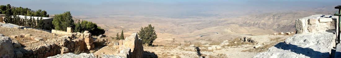 The Promised Land from Madaba, Jordan
