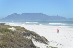 Blaubergstrand looking back at Table Mountain