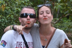 Zanzibar - Using the Juice of a Fruit as Lipstick