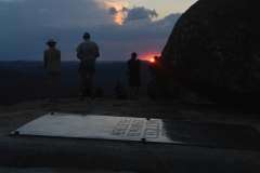 Matobo - Rhodes Grave at Sunset