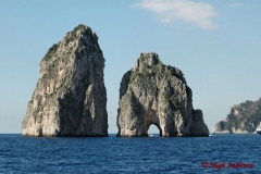 On the south side of the Isle of Capri