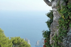 The view from th ehighest point on the Isle of Capri