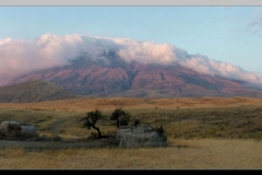 Kerimasi under cloud