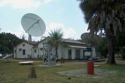 The ISG Earth Station at Malindi on the Kenyan coast.