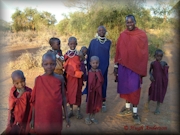 Maasai Family at Longido, Tanzania
