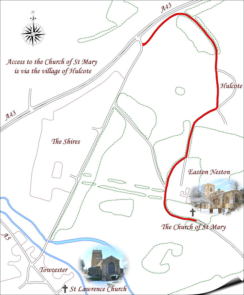 Map for The Church of St Mary