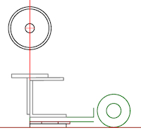 Laser Alidade Section - Determination of the No Parallax Point or Nodal Point of a Lens Using a Laser