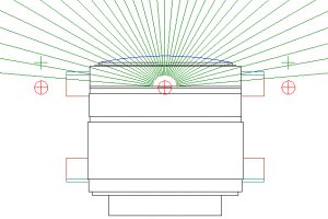 Determination of the No Parallax Point or Nodal Point of a Lens Using a Laser