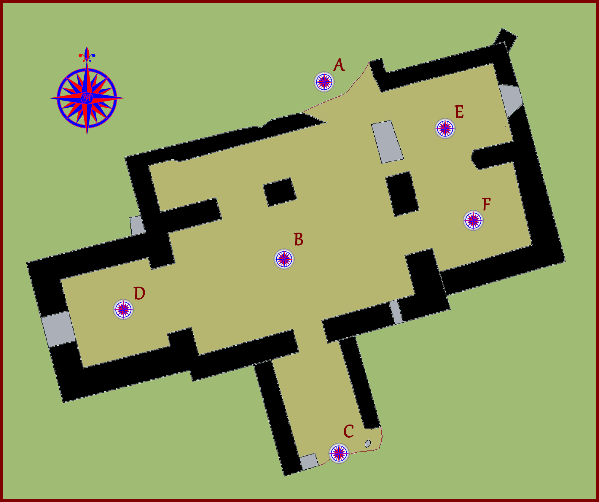 Knowlton Church Map