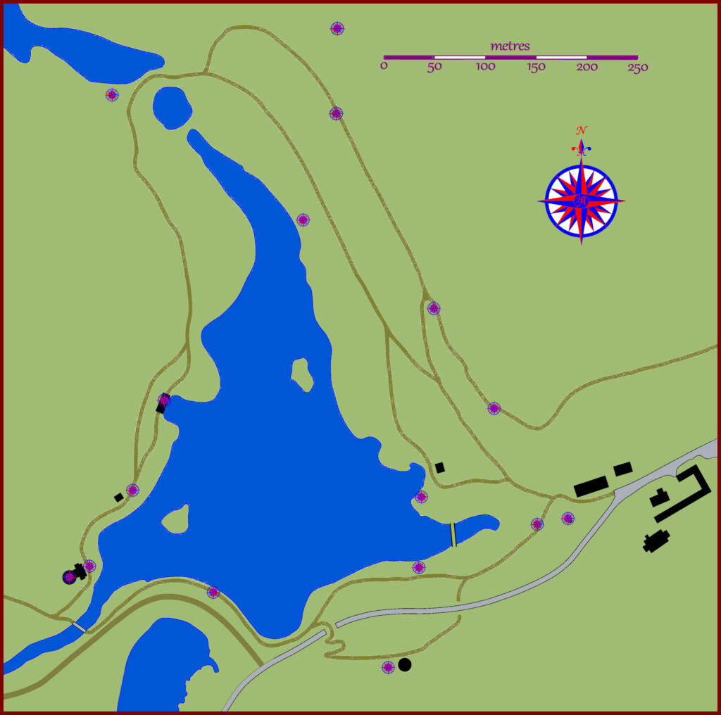 Stourhead Panorama Map
